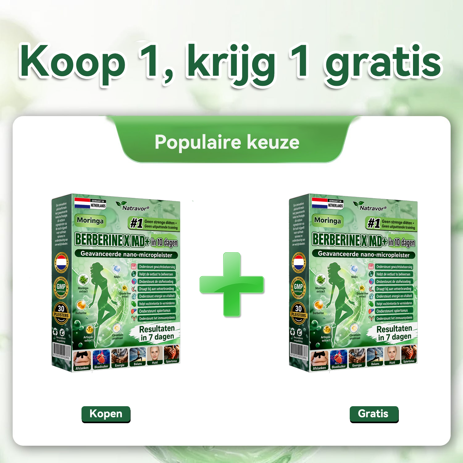✅ Koop 1 Krijg 1 Gratis - Verlies tot 20 lbs