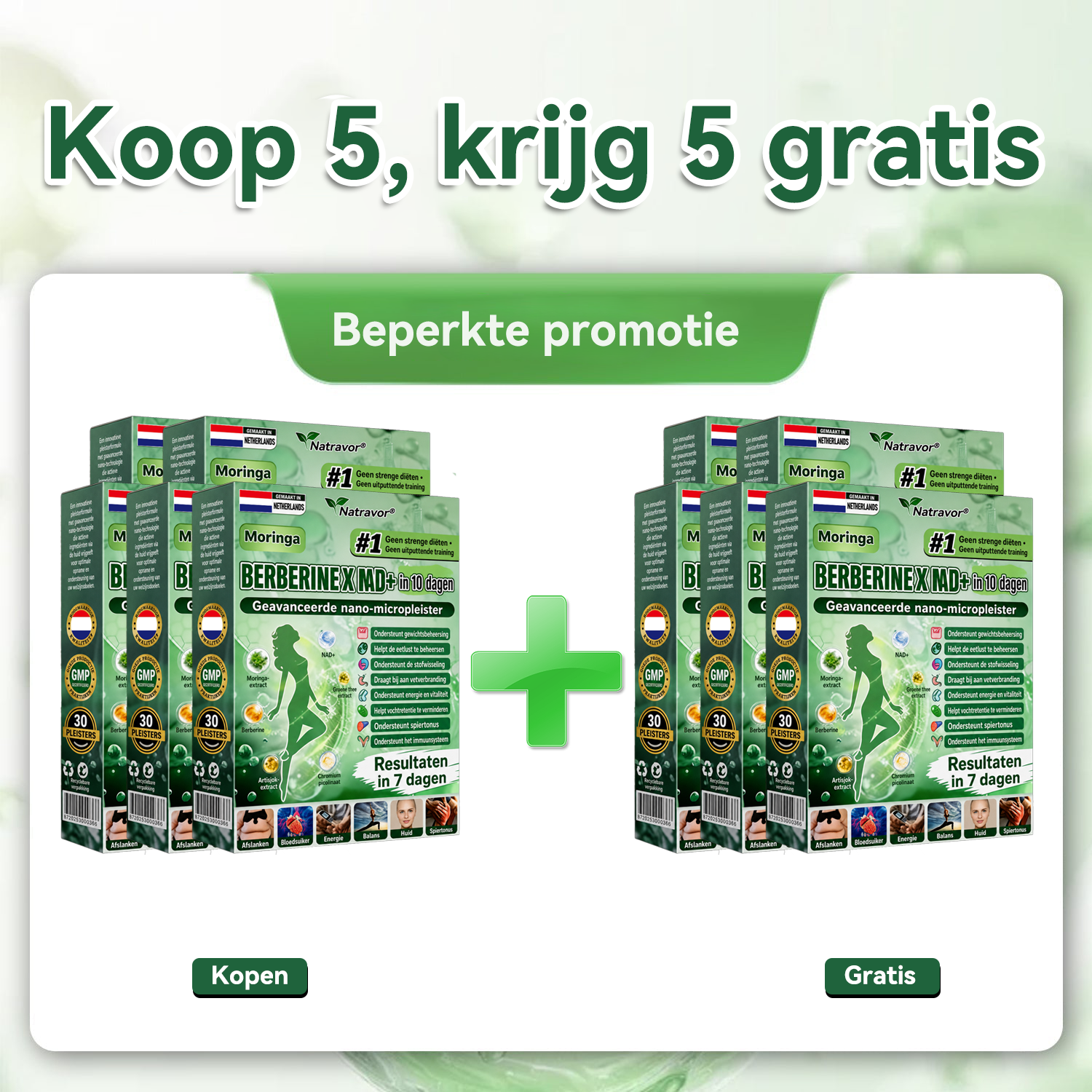 🎁 5 + 5 Gratis — Tot 41 kg gewichtsverlies